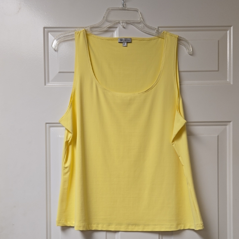 Worth Yellow Relaxed Fit Tank Top